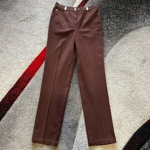 St John Sport Brown Slim Straight Jeans